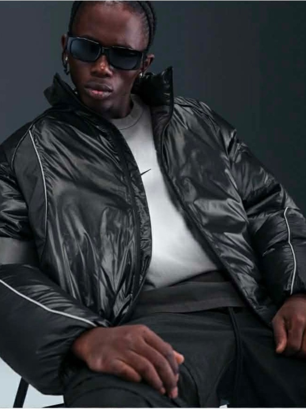 Nike Tech Bubble Full-Zip Puffer Jacket - Oversized Size SMALL